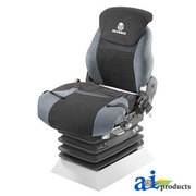 A & I Products Grammer Protecto Seat Cover Set, 2 pc Back & Bottom, Gray / Black Cloth 16" x12" x3" A-PGR866